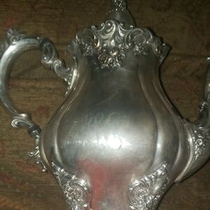 Elegant Silver Teapot